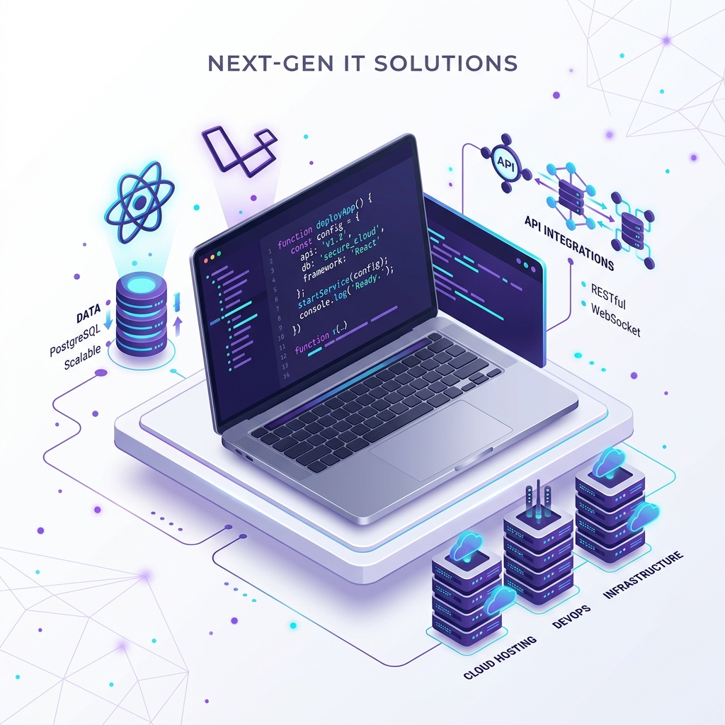 IT Solutions Mockup
